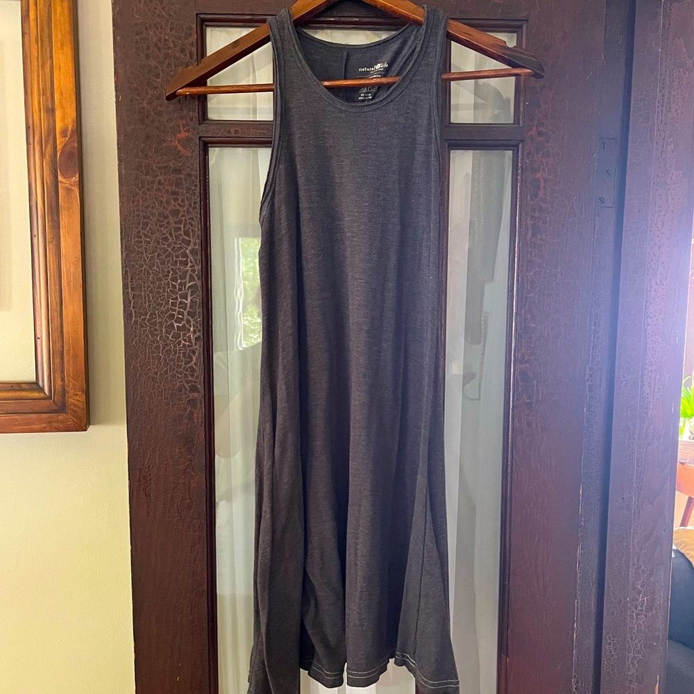 Natural life charcoal mini dress